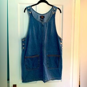 Route 66 Blue Denim Midi Dress